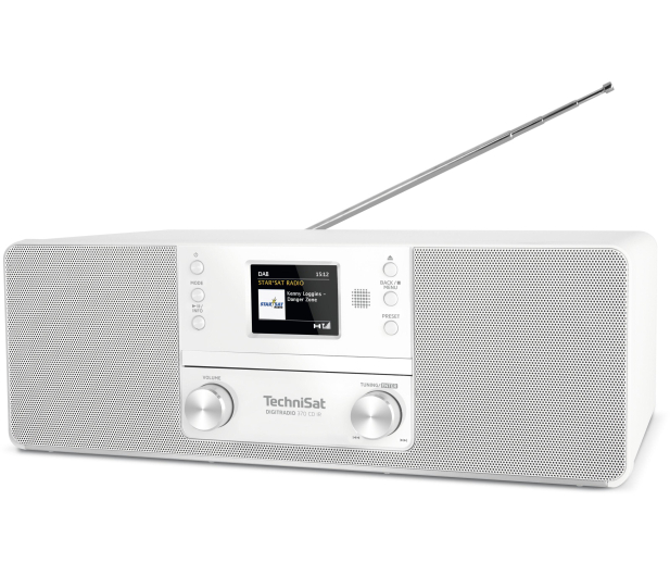 TechniSat DIGITRADIO 370 CD IR Białe - 653432 - zdjęcie 3